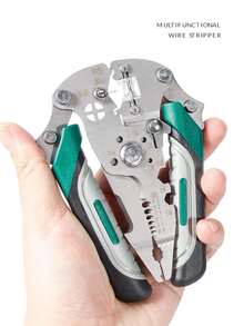 1个不锈钢折叠式剥线钳，电工专用多功能剥线钳，集绕线、剪线、剥线于一体 - 多色 - 查看 7