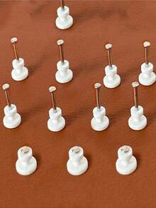 5/20/30个装重型相框挂钩，隐形钉钩，无需钻孔，适用于墙面，大型相框悬挂套装，可悬挂重型相框、家庭照片、家居装饰 - 白色 - 查看 2