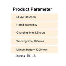 1pc USB Rechargeable Electric Bald Head Shaver, Hair Clipper, Home Use Electric Razor - Multicolor - View 4