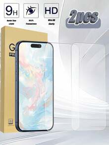 Bộ 2 miếng kính cường lực chống sốc siêu trong suốt, bảo vệ màn hình 2 trong 1, tập trung vào trải nghiệm lắp đặt và hiệu quả bảo vệ. Thiết kế phủ toàn diện, dễ dàng lắp đặt không bọt khí. Chất liệu chống nước và chống bụi. Bề mặt chống bám vân tay và cấu trúc chống sốc cơ bản. Chăm sóc toàn diện từ khi lắp đặt đến khi sử dụng. Tác động tối thiểu đến màu sắc và độ sáng màn hình gốc. Tận hưởng màn hình sống động và bảo vệ không lo lắng. Trải nghiệm xem đắm chìm. Tương thích với iPhone 17/17E Promax/16 Promax. Quà tặng mùa xuân. - Trong sáng - Xem 17