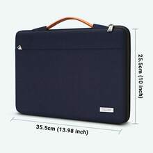 TECOOL 13-16 Inch Slim & Protective Laptop Sleeve Case With Telescopic Handle, Water-Repellent Computer Bag For MacBook Pro/Air,HP,Durable Polyester Briefcase For Men Women,Multiple Colors Available - View 33