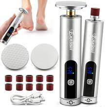 enniewi Máy tẩy tế bào chết da chân điện, máy tẩy tế bào chết da chân sạc điện, 10 tốc độ để loại bỏ da chết - Chăm sóc chân tại nhà - Xem 9