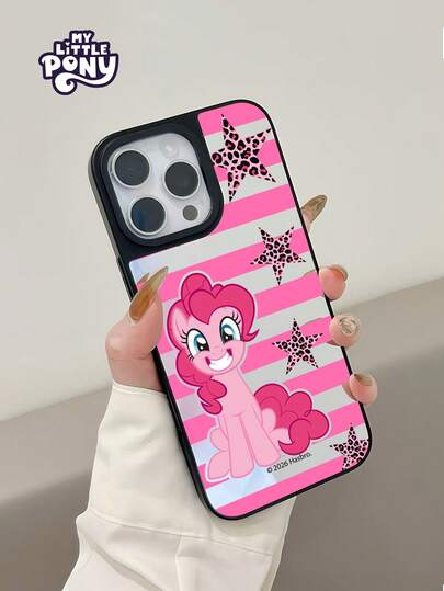 Hasbro MY LITTLE PONY Offizielles Cartoon Girly Spiegel Handyhülle, Urlaubsgeschenk, in Verpackung, geeignet für iPhone 17, 17 Air, 17 Pro, 17 Pro Max, 11, 12, 13, 14, 15, 16 Pro, 16 Pro Max, 14 Plus, 15 Plus, 16 Plus, 15 Pro Max, 16 Pro, 16 Pro Max