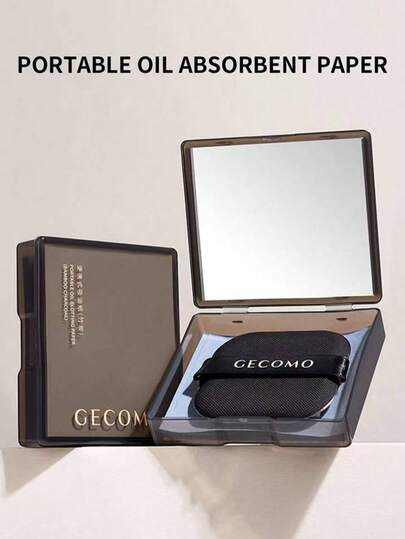 100pcs Bamboo Charcoal Oil Blotting Paper, Easy Oil Control, Portable Refill, Facial Shine Removal For Men & Women