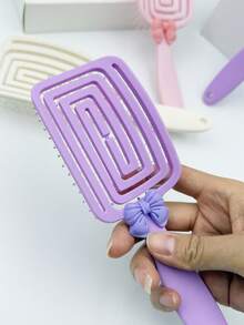 1pc Hollow Butterfly Comb, Suitable For Wet & Dry Hair - Multicolor - View 5