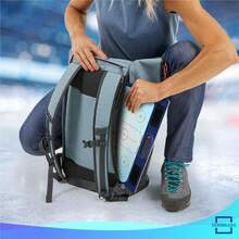 Tabla de borrado en seco para entrenadores de 15 x 10.5 pulgadas equipo de pizarrón blanca de doble cara incluye 2 marcadores de pizarrón blanca para los accesorios de hockey lo que lo convierte en - Blanco - Ver 5