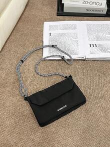 男士极简小方包，轻便休闲单肩/斜挎多功能通勤收纳包 - 彩色 - 查看 4