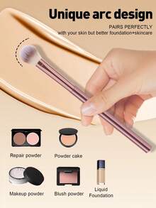 1pc Makeup Brush Sets Cosmetics Tools For Face And Eyes - Pink - View 3