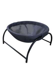 Breathable Pet Bed Cat Hammock, Removable & Washable Small Dog Cat Nest Bed, Summer - Dark Grey - View 6