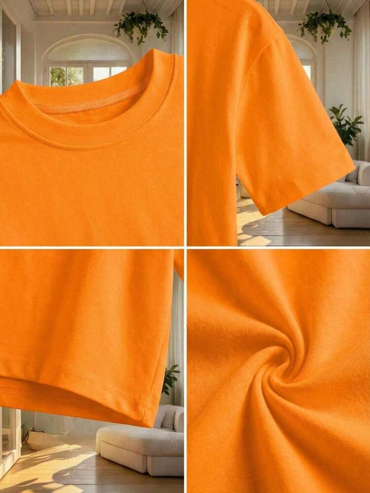 Women Two-Piece Outfits - Orange - View 8