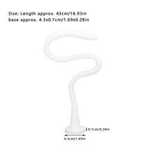 Support magnétique universel pour porte de lave-linge, support de porte de lave-linge à chargement frontal flexible et réglable, en alliage d'aluminium blanc avec silicone anti-moisissure et éliminateur d'odeurs - Voir 4