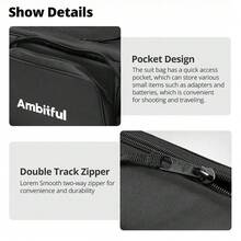 AMBITFUL 75cm Portable Carry Bag Studio Flash Light & Tripod Light Stand Carry Bag For Photography Studio Flash Bag Kits - View 8
