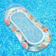 1pc Sequin Fruit Inflatable Mesh Float, PVC Material Floating Lounger Suitable For Summer Beach, Pool Parties And Water Activities - Fruit Netting Floating Raft - View 9