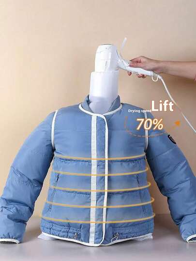 1 قطعة حقيبة مجفف ملابس محمول للسفر، مجفف دوار، بدون تركيب مطلوب، حقيبة تجفيف سريع للبطانيات، جهاز تجفيف الملابس