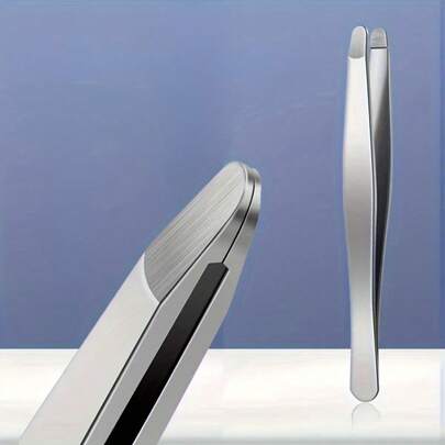 Nhíp tròn bằng thép không gỉ độ chính xác cao, dùng để tỉa lông mày và lông mi, tẩy râu cho nam giới, tạo hình lông mày cho nữ giới, nhíp đầu tròn.