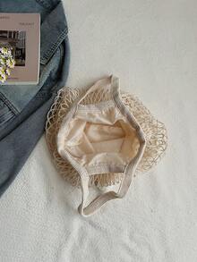 2026 New Fashion Versatile Women's Vacation Beach Bag, Classic 3D Floral Bucket Bag - Multicolor - View 7