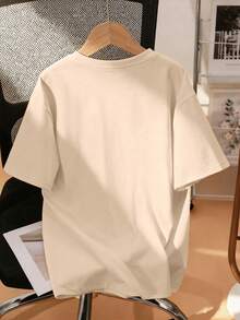 Tween Boy 2pcs/Set New Arrival Spring/Summer 2024 Laughing Face Print Short Sleeve T-Shirt And Casual Shorts - Multicolor - View 5