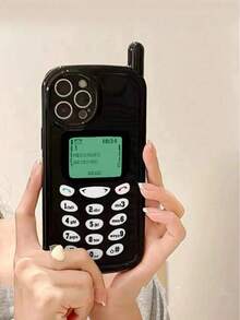 1pc New Unique Big Boss Mobile Phone Case, Compatible With IPhone 15 Pro Max, 14 Pro Max, 13, 15/12, 11, 7/8 Plus - Multicolor - View 4