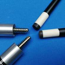 Taco de billar compuesto de carbono profesional - Punta de 13 mm para el juego americano de 9 bolas, diseño de fibra de vidrio amarilla para tiros de precisión, juego rápido y fácil - Morado - Ver 4