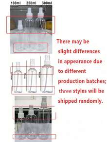 可重复使用的便携式喷雾瓶，饰有蝴蝶结和心形图案 - 适用于精油、香水、乳液、头发造型、清洁、植物浇水、面部喷雾、卸妆、发胶以及持续喷洒。非常适合旅行和出差。 - 彩色 - 查看 10