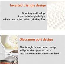 陶瓷姜磨器、蒜蓉磨碗、手工研磨泥器 - 彩色 - 查看 4