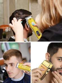 Bộ dụng cụ chăm sóc cá nhân chuyên nghiệp 3 trong 1 dành cho nam giới - Máy cạo râu điện sạc USB, máy tỉa râu chính xác, máy tỉa râu, bộ dụng cụ cắt tóc chuyên nghiệp - Bộ quà tặng lý tưởng cho gia đình trong bao bì trang nhã. - Xem 6