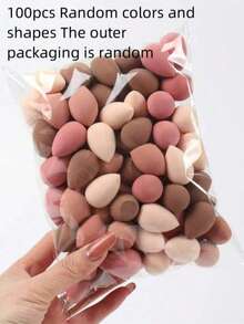 30pcs Makeup Sponge Set, Mini Makeup Sponge Set, Multi-Functional Makeup Sponge, Soft Makeup Sponge Set, Dry & Wet Use Makeup Sponge, Suitable For Foundation And Powder - Multicolor - View 6