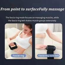 Luxury High-End Fascia Ring With Waist Belt, USB Rechargeable Multi-Functional Fascia Massage Ring, Relaxation And Fitness Tool. Five Vibration Modes, Suitable For Full Body Use. Ideal For Fitness, Office And Home Use. - Long Battery Life, Powerful Performance - View 8