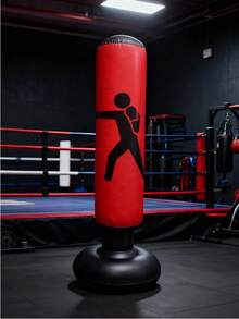 1pc Thick Inflatable Adult Fitness Punching Column, Outdoor Roly-Poly Sandbag, Indoor Air-Filled Punching Bag - Multicolor - View 8