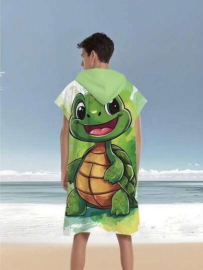 بونشو ذو قبعة من البوليستر بتصميم القطة الملون الأومبري الجذاب والفريد من نوعه، منشفة شاطئ كبيرة الحجم - تصميم حيواني نابض بالحياة، منشفة شاطئ ناعمة ومتينة من البوليستر، مناسبة للسباحة والسفر وعطلات الشاطئ، بشكل مناسب للرجال والنساء، منشفة شاطئ، بشكل مناسب للنساء، ديكور الشاطئ، ديكور خارجي