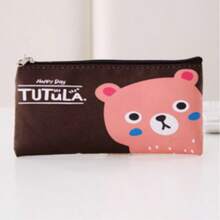 New Cute Cartoon Bear Pencil Case, High-Quality Student Stationery Bag, Reward Points Gift Pen Box Pencil Box - Single Piece - View 14