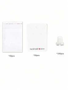 100/200pcs Earring & Necklace Organizer Display Stand Set - Multicolor - View 11