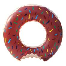 1pc Creative Donut Shaped Inflatable Swimming Ring, Summer Swimming Pool And Beach Floats, Party Decor, Adult Vacation Swimming Leisure Sofa, Perfect Summer Gift - Multicolor - View 13