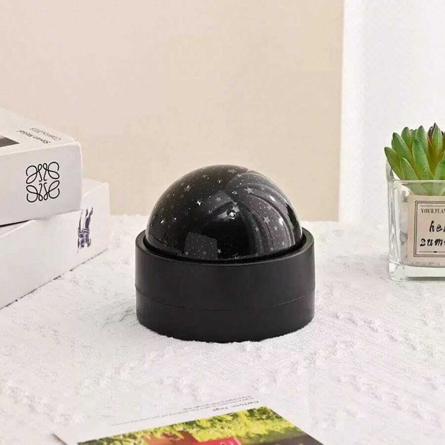 1pc 3D Rotating Star & Moon Projection Night Light, USB Powered/Portable Design, 12 Color Modes, Suitable For Bedroom Decor, Party Atmosphere, Outdoor Stage Projection, Party Planning, Holiday Gift