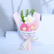1-3pcs Mini Artificial Flowers With Gift Bag, Suitable For Valentine's Day, Mother's Day Bouquets And Small Gifts - Multicolor - View 11