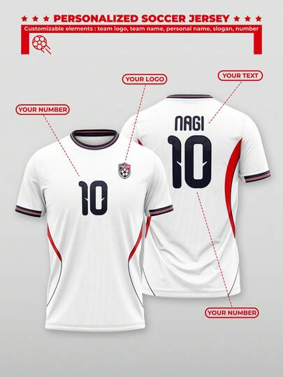 Áo thi đấu bóng đá kiểu Nhật Bản, thiết kế riêng cho mùa giải 2026, với màu in trắng và đen, thích hợp cho các hoạt động thể thao ngoài trời, các trận đấu bóng đá và xem bóng đá.
