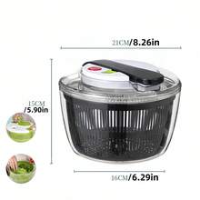 Bộ 1 dụng cụ quay ly tâm và sấy khô rau củ 3L/5L, dụng cụ quay ly tâm salad, giỏ đựng trái cây, dụng cụ rửa và sấy khô rau củ, giỏ lọc trái cây, dụng cụ quay ly tâm rau diếp, giỏ lọc, rổ lọc, dụng cụ sấy khô, dụng cụ nhà bếp thiết thực, dụng cụ rửa rau củ, đồ dùng nhà bếp, dụng cụ quay ly tâm salad, khay đựng trái cây, đồ dùng nhà bếp thiết yếu, đồ dùng cho tiệc tùng - rổ thoát nước - Xem 12