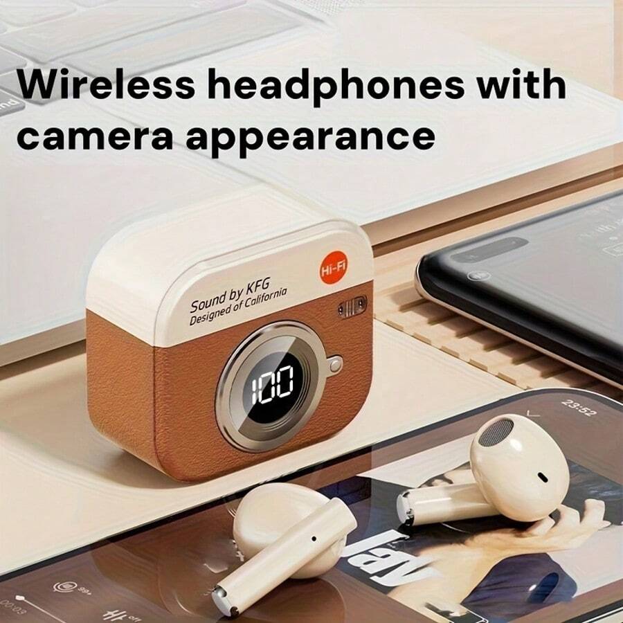 Q86 TWS 真无线蓝牙耳机带麦克风高保真运动耳机 - 查看 1