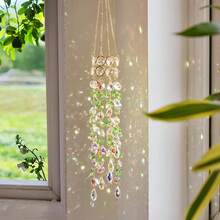 Gold Plated Crystal Hanging Ornament, Suitable For Window Sills And Gardens, Can Be Used For Indoor And Outdoor Decor And Parties - A - View 17