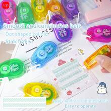 WUQIANNIAN WQN 1 Bộ/6 Miếng Keo Dán Dopamine, Keo Keo Dính Mạnh, Băng Dính Hai Mặt Mini, Thiết Kế Nắp Gập Chống Trượt, Khó Vỡ, Thích Hợp Cho Mùa Học Tập - I - Xem 5