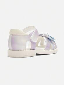 Balabala Girls' Kids New Summer Delicate Gradient Casual Sandals, Fashion Outdoor Footwear - Purple Blue - View 5