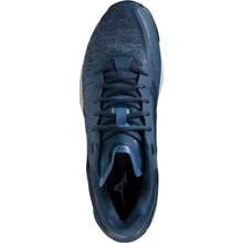 - Zapatos de Balonmano Wave Stealth Neo Security para Interiores amplios Ligeros para Interiores - Azul marino/blanco/naranja - Ver 4