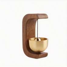 1 pieza Campana decorativa artística de metal - Alerta de sonido fuerte e impermeable, aleación de cobre duradera, elegante decoración del hogar, adecuada para entrada, oficina, regalo festivo, campana decorativa para el hogar, campana de oficina, campana decorativa, diseño exquisito - Multicolor - Ver 7