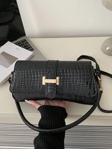 批发时尚奢华女式手提包 2026 夏季新款鳄鱼纹单肩包、斜挎包 - 彩色 - 查看 9