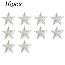 10/33pcs Colorful Star Embroidery Patches, Iron-On Or Sew-On For Repairing Hats, Shirts, Jeans And Bags (Multiple Colors Available) - Multicolor - View 17