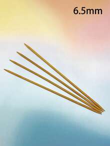 4pcs Extra Long Carbonized Bamboo Double-Ended Knitting Needles, 35cm Smooth Straight Sweater Needles, 2.0-10.0mm Multiple Sizes Available, Suitable For Large Sweater Making, Scarves And DIY Knitting Crafts - Knitting Needles - View 26