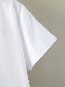 2025 New K- Stray Fashion T-Shirt Girl T-Shirts Y2K T-Shirt Casual Summer Short Sleeved Female Tops Tees - 白色 - 查看 3