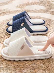 Pantoufles d'intérieur pour femmes - Marron - Voir 2