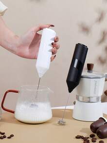 Handheld Electric Milk Frother, Coffee & Tea Foamer, Requires 2 AA Batteries - Multicolor - View 6