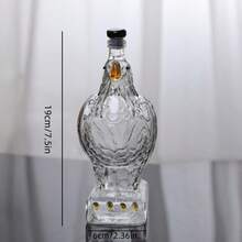 Funny Eagle Whiskey Bottle Decanter Set, Engraved Glass Liquor Decanter For Bourbon Scotch Wine, Creative Animal Shape Barware Gift For Men Husband Dad, Unique Home Bar Decoration Man Cave Display, Artistic Glass Whiskey Decanter For Whiskey Lovers Birthday Christmas Gift - View 4